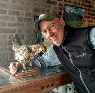 Blair with Lesser Prairie Chicken